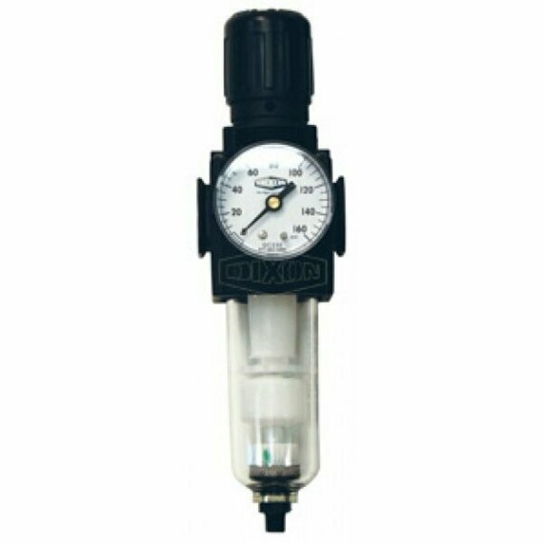 Dixon Norgren by  Excelon Compact Modular Relieving Filter/Regulator with GC230 Gauge and Automatic Drain B73G-4AG